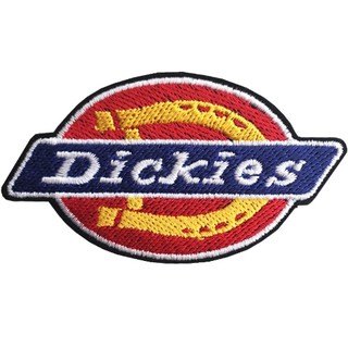 อาร์มติดเสื้อลาย DICKIES /Size 7*4cm อาร์มติดเสื้อ ดิกกี้ อาร์ม DICKIESงานปักระเอียด No.P7Aa52-0438