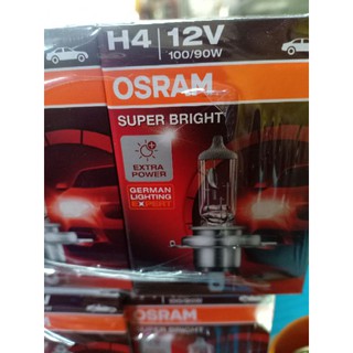 หลอดไฟหน้าosram h4 3ขา 100/90w