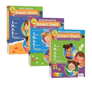 Evan Moor Smart Start PreK/GK/Grade 1, Science Math Art Reading Thinking Skill Sharpeners