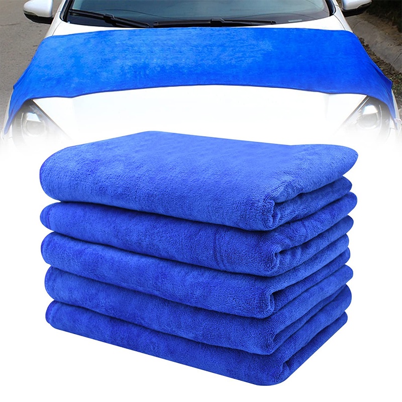 ผ้าเช็ดรถ ขนาด ผ้าไมโครไฟเบอร์ 180x60ซม ผ้าซับน้ำ420g ซับน้ำได้เยอะ รถแห้งไว - รูปที่ 7