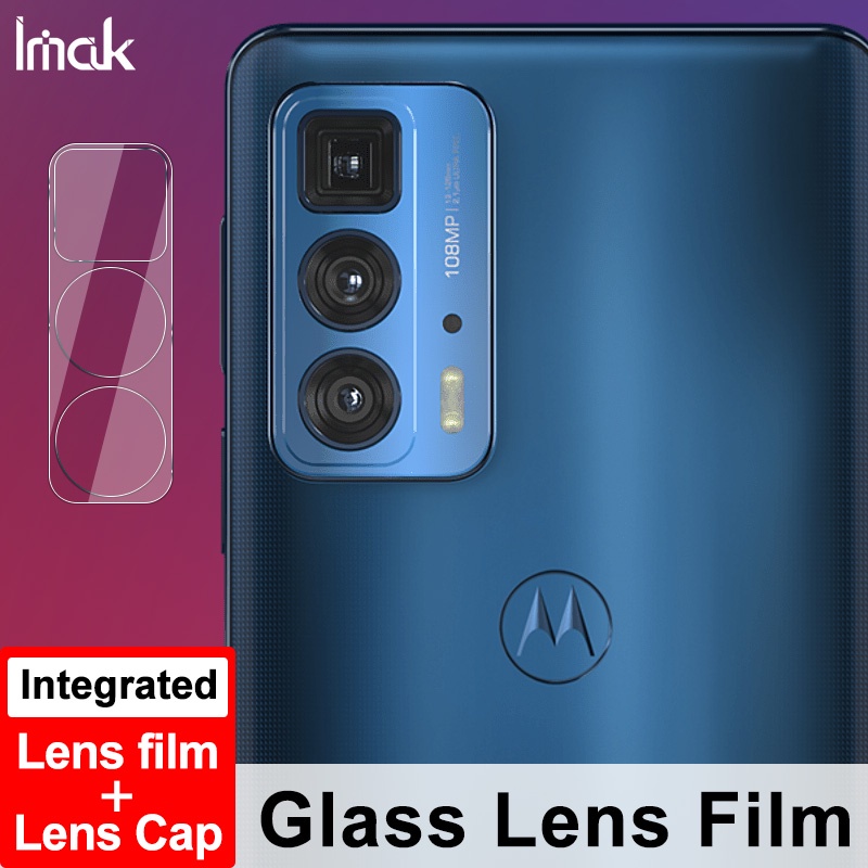 [ Lens Film + Cap ] iMak Motorola Edge 20 Lite Camera Lens Film Moto Edge S Pro HD Tempered Glass Screen Protector Protective Films