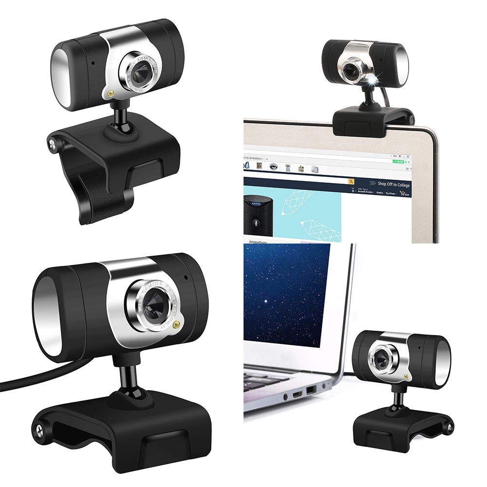 Ready StocksHD cam USB Computer Camera With Mic Widescreen Video