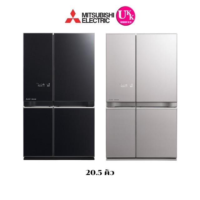 MITSUBISHI ตู้เย็น 4 ประตู รุ่น MR-L65EP สี GSL , GBK ขนาด 20.5 คิว ระบบ INVERTER L65EP