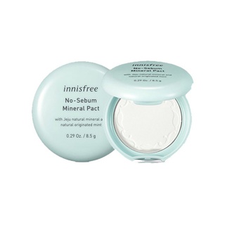 ของแท้:พร้อมส่ง Innisfree No Sebum Mineral Pact