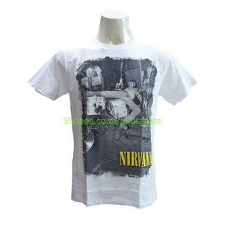 เสื้อวง Nirvana เสื้อไซส์ยุโรป เนอร์วานา PTA8150 เสื้อวงร็อค เมทัล สากล