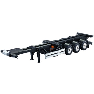 40 Feet Container Semi-trailer Trailer for 1/14 Tamiya RC Truck Trailer Tipper Scania 620 Actros Volvo FH12 MAN LESU DIY