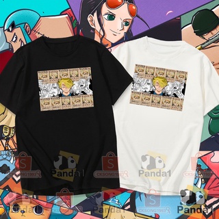 เสื้อยืดวันพีซ Vinsmoke Sanji เสื้อยืดลูฟี่เชิ้ต Unisex เอเชีย ขนาด 7 สี v=b