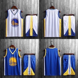 ชุดบาส ทีม Golden state สีน้ำเงิน/ดำ/ขาว พร้อมส่ง