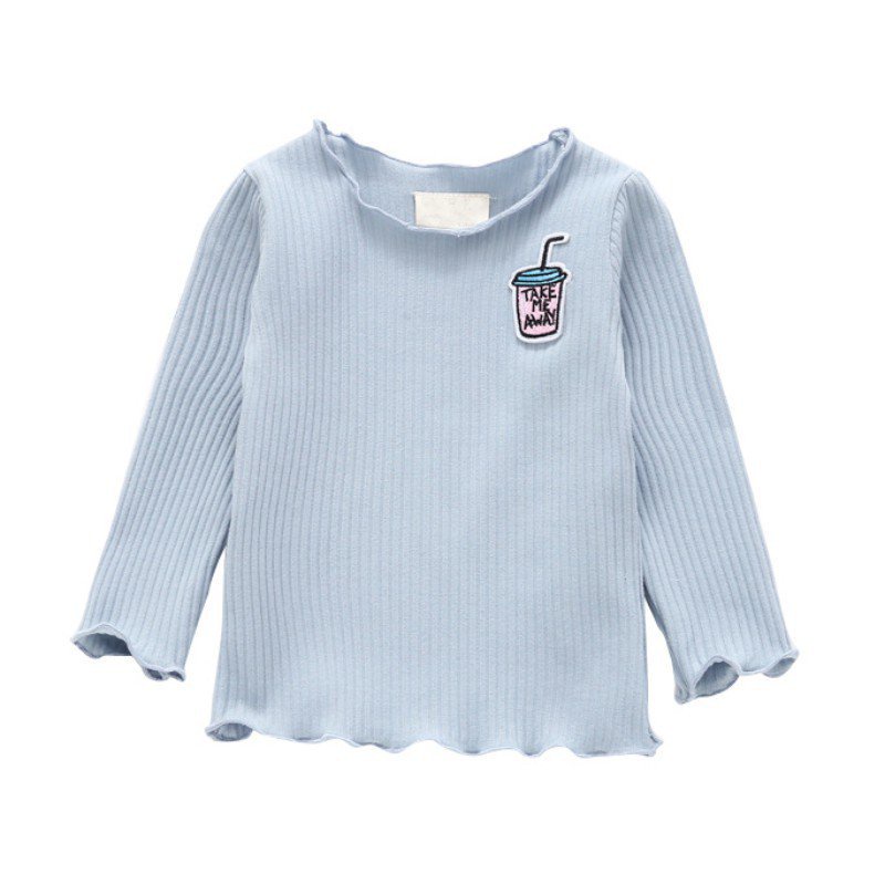Lifetime Baby Girl Soft Cotton Long Sleeve Tshirt Lovely Heart Rainbow
