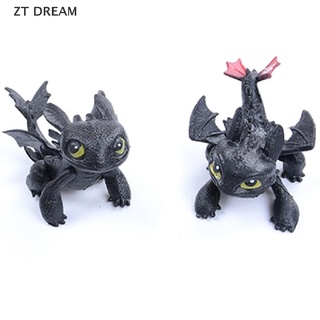 ZTD No Toothless Night Fury Dragon Family Animation Toys Doll Model Ornaments 07