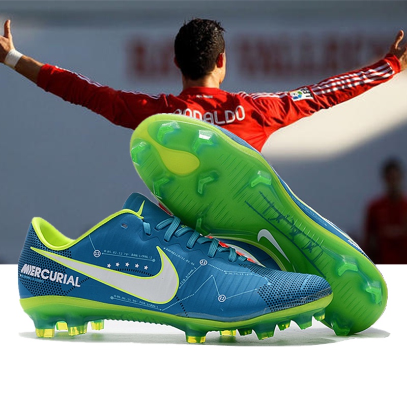 【IN STOCK】Nike Mercurial Vapor XI FG รองเท้าฟุตบอล รองเท้าฟุตบอลสำหรับผู้ใหญ่และเด็ก รองเท้าฟุตซอล