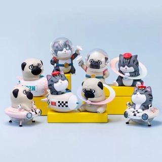 [พร้อมส่ง-ขายแยก] กล่องสุ่มหมาแมวจอมกวน wuhuangwanshui ลิขสิทธิ์แท้จาก 52toys