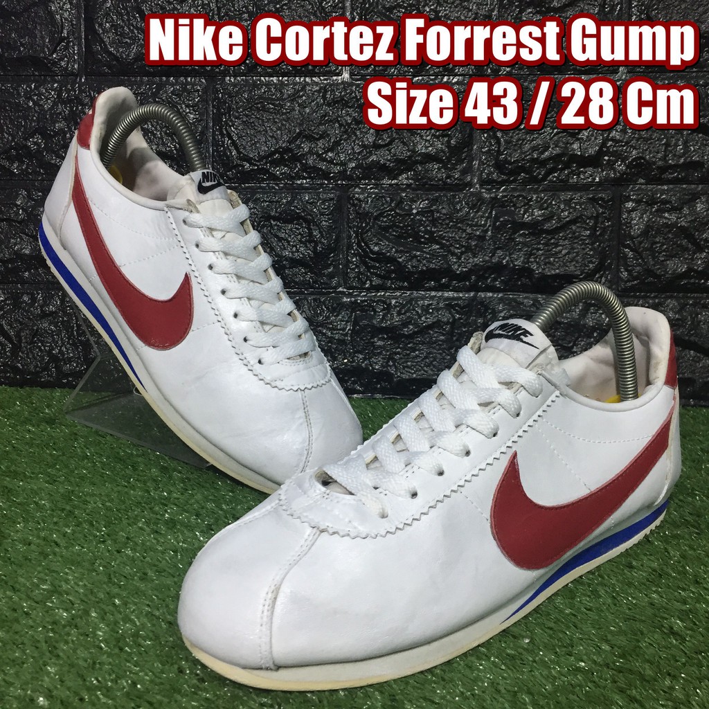 Nike Cortez Forrest Gump รองเท้าผ้าใบมือสอง Size 43 / 28 Cm