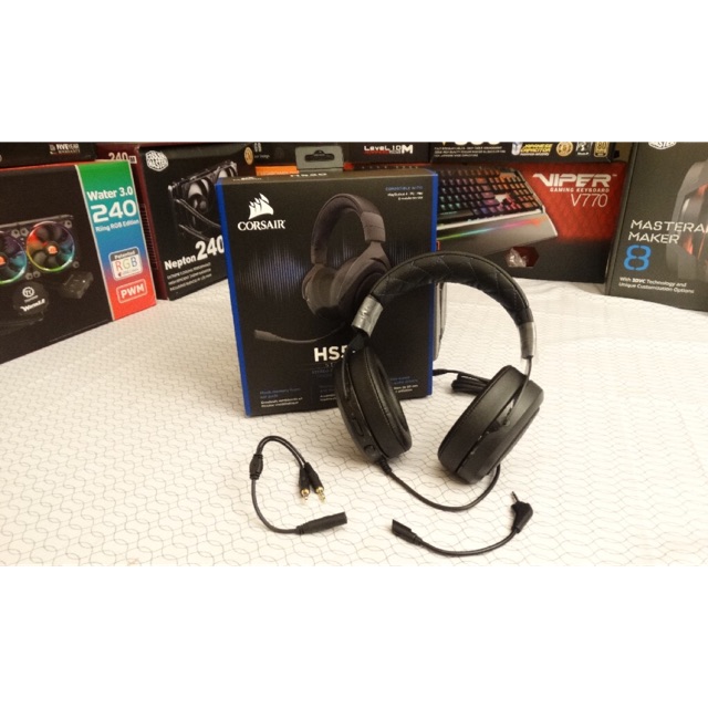 ลดราคา Corsair headset HS50 #ค้นหาเพิ่มเติม female extender หัวชาร์รถพร้อมสายชาร์ท Micro USB Adapter ตัวแยกไมค์กับหูฟัง unitek