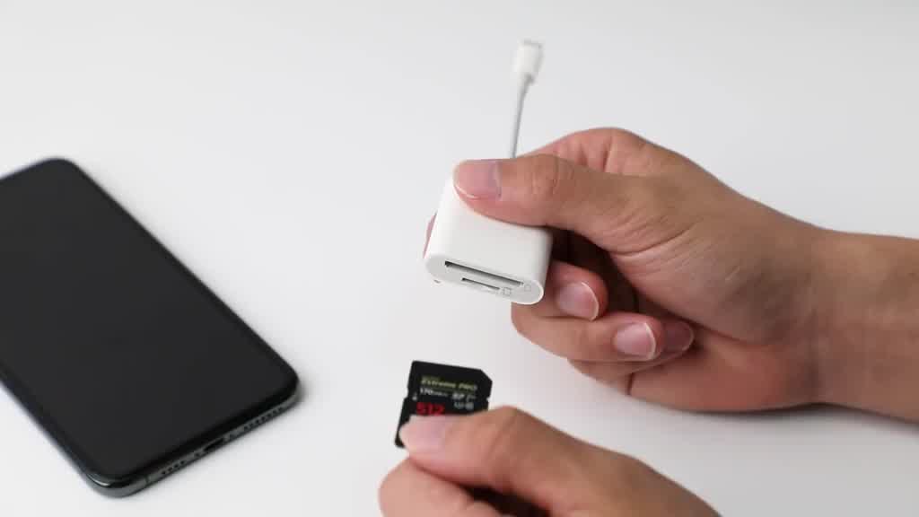 OSCROP OTG IP to SD+TF card มัลติฟังก์ชั่น Type-c to SD+TF เครื่องอ่าน ...