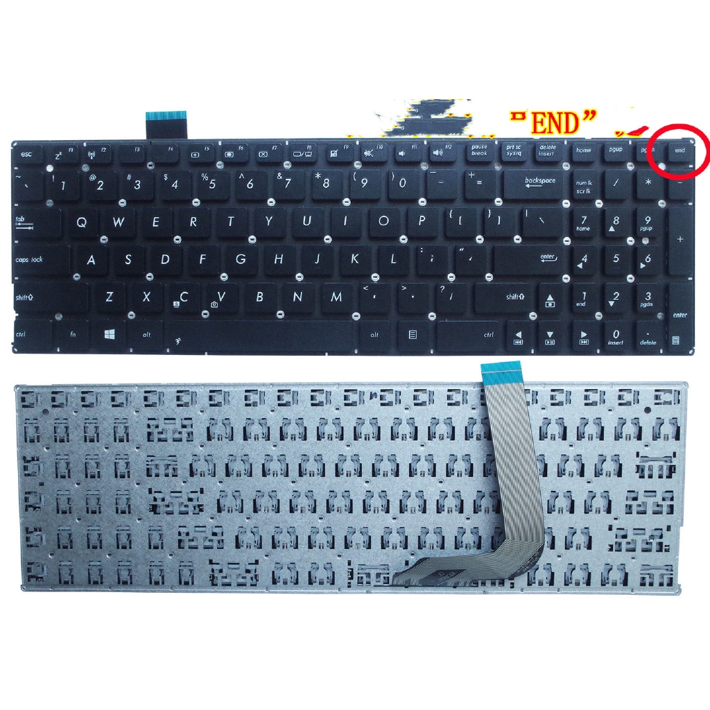 ใหม่สําหรับ Asus X542 K542 A542 X542U FL8000 A580U F580U US แป้นพิมพ์