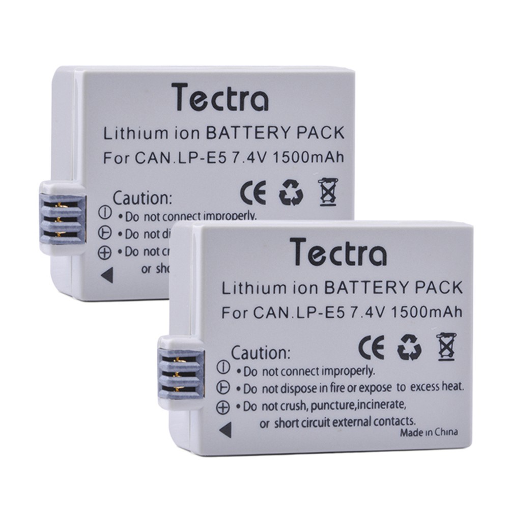 Batterie LP-E5 1080mAh Pour Canon EOS 1000D 500D 450D - Compatible Rebel T1i XSi
