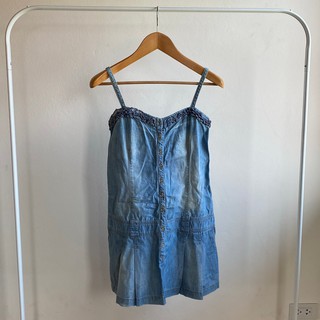 ชุดเดรสสั้น ESP Denim Mini Dress