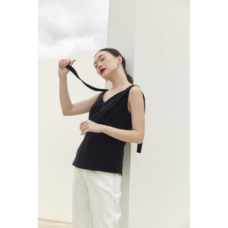 Le qua - Demi top [Black, Pink, White]