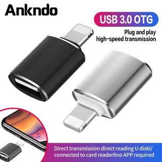 Ankndo Lightning To Usb 3.0 อะแดปเตอร์แปลงสายเคเบิ้ล Usb Disk Otg สําหรับ ip 7 8 X Xr 11