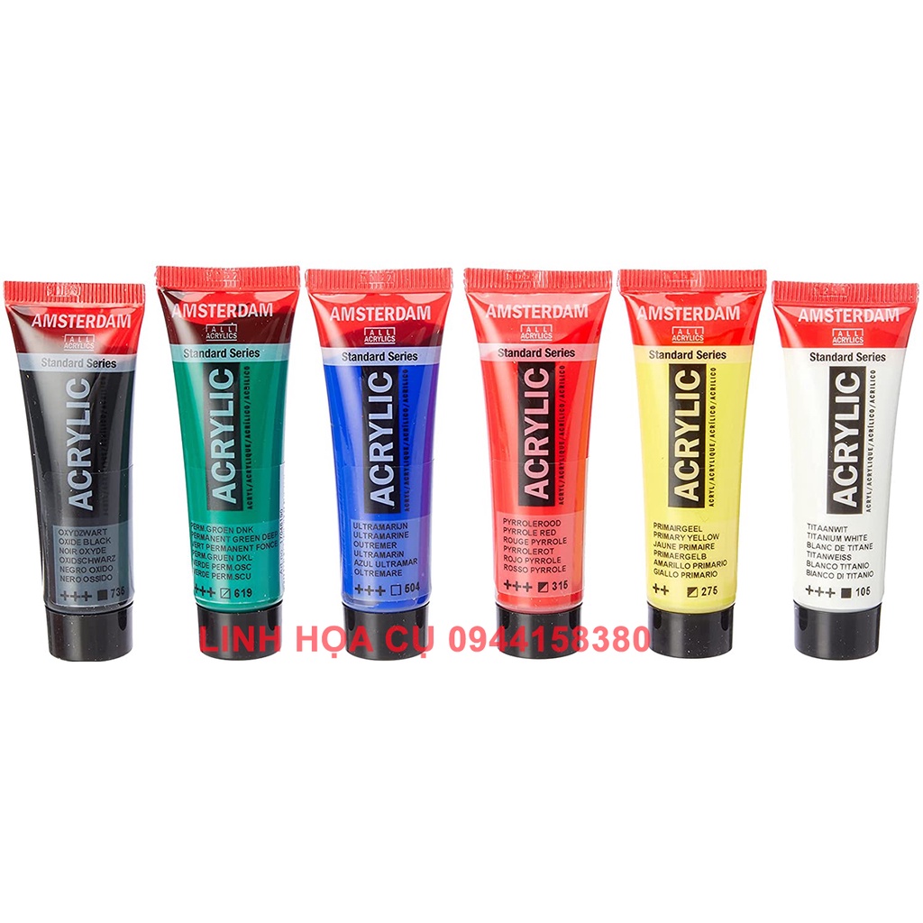 ACRYLIC AMSTERDAM COLOR STANDARD GRADE TUBE 120ML