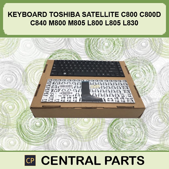 Toshiba Satellite C800 C800D C840 M800 L800 L805 คีย์บอร์ดไม่มีกรอบ