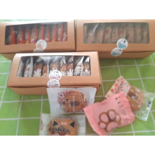 คุกกี้ธัญพืช ขนมคุกกี้ Cereal Cookies by Pnut Farm 250กรัม 1 กล่องมี 10 ชิ้น