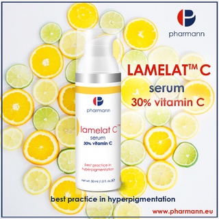 Lamelat C Serum 30% 30ml เซรั่มวิตามินซีเข้มข้น 3 ชนิด 30% หน้าใส ลดรอยสิว ฝ้า กระ