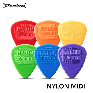 NYLON MIDI GUITAR PICK (Jim Dunlop) เหนียว แน่น หนึบ