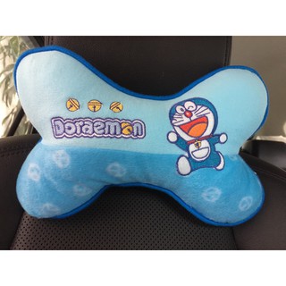 ลิขสิทธิ์แท้ โดราเอมอน หมอนรองคอ ทรงกระดูก โดเรมอน 1 ชิ้น Doraemon 1 pc Car Neck Rest Cushion Head Pillow