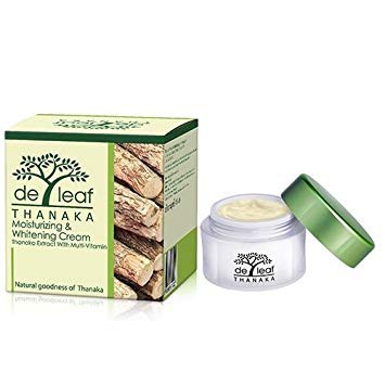 Deleaf Thanaka Extra Moisturizing & Whitening Cream เดอลีฟ ทานาคา ครีม