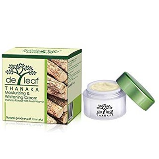 Deleaf Thanaka Extra Moisturizing &amp; Whitening Cream เดอลีฟ ทานาคา ครีม