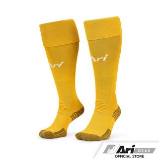 ARI ELITE FOOTBALL LONG SOCKS - YELLOW/WHITE ถุงเท้ายาว อาริ อีลิท สีเหลือง