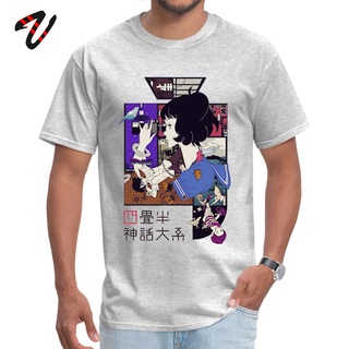 เสื้อยืดผ้าฝ้ายพิมพ์ลายขายดี เสื้อยืด คอกลม แขนสั้น พิมพ์ลาย Tatami Galaxy All Yakuza สําหรับผู้ชาย