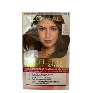 LOREAL PARIS EXCELLENCE CREME[โฉมใหม่] ลอรีอัล ปารีส เอกซ์เซลเลนซ์ ครีม แอดวานซ์ ทริปเปิล แคร์ ครีม คัลเลอร์