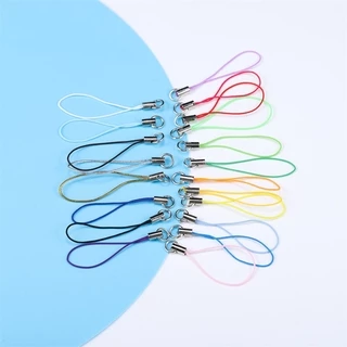 20-100 ชิ้น/แพ็ค Lanyard Strap พวงกุญแจสายไฟ กุญแจรถ cellphone lariat ผู้ถือพวงกุญแจ (สายโทรศัพท์) Lanyard Diy Accessory