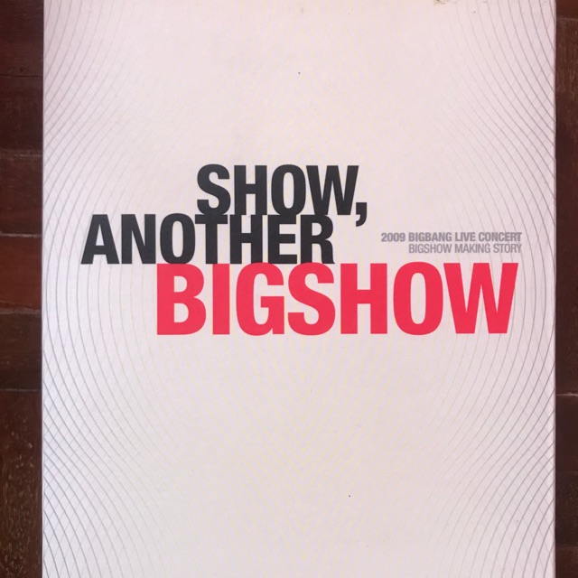 [Photobook Bigbang]Bigshow concert 2009