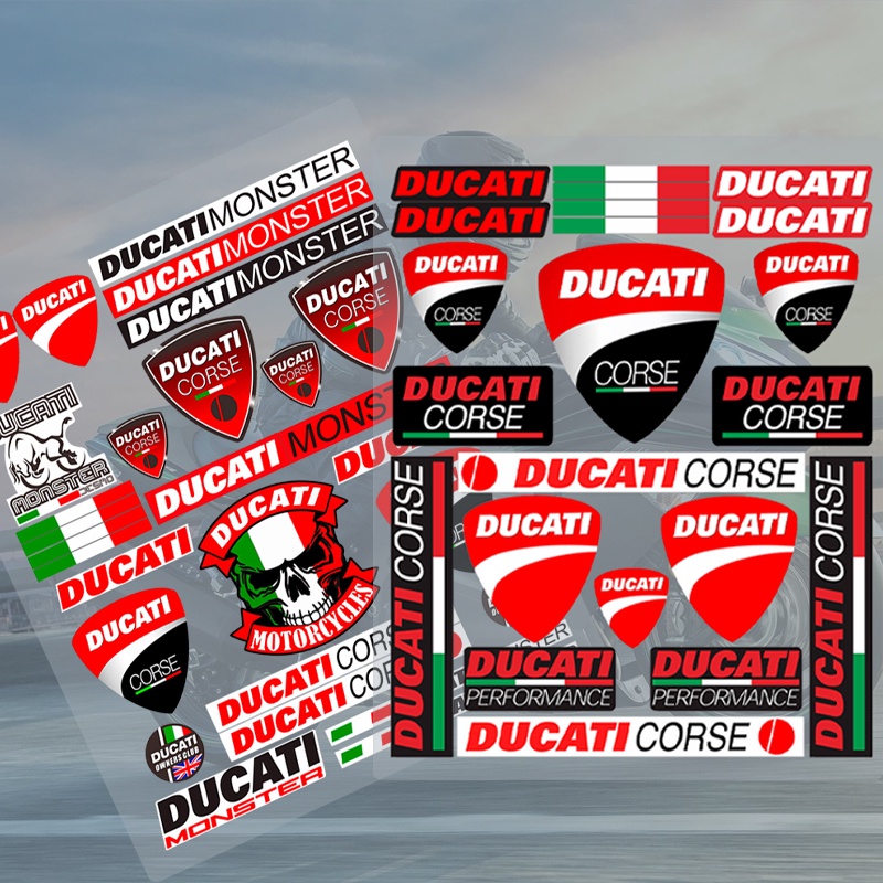 สติกเกอร์สะท้อนแสง สําหรับรถจักรยานยนต์ จักรยาน ducati motogp