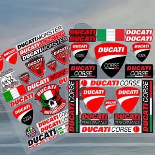 สติกเกอร์สะท้อนแสง สําหรับรถจักรยานยนต์ จักรยาน ducati motogp