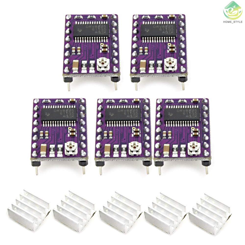 5pcs 3D Printer Parts Stepstick DRV8825 Stepper Motor Driver Modual ...