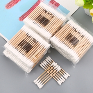 Cotton Bud Double-ended cotton swabs bamboo sticks sanitary cotton swabs