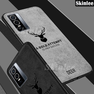 Phone case Vivo Y76 5G V23e 5G V23 pro V23 Y33s Y33 Y21 Y15a Y15s 2021 X70 pro X70 5G Back Cover Slim Deer Elk Cloth Back cover Phone cases