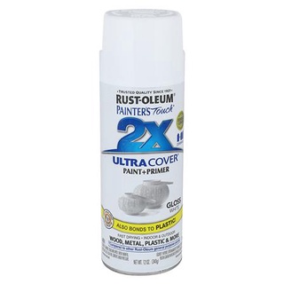 [พร้อมส่ง] HomeDoDee สีสเปรย์ RUST-OLEUM 2X #9090 WHITE สีสเปรย์ สีกระป๋อง สีพ่น