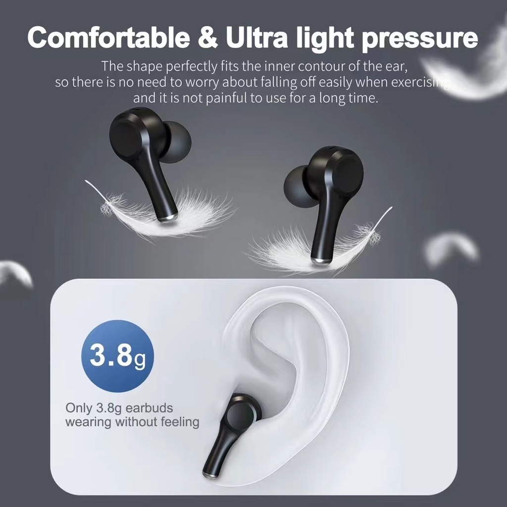 Wireless Earbuds Ancenc Bluetooth Earphone Touch Control 2022 New Headphones Hifi Sound J7 7717