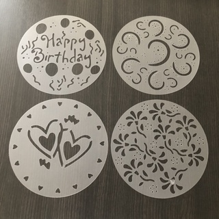 Cake Stencils Variety Pack, Set of 4