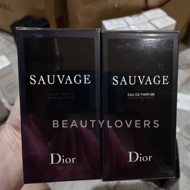 Dior Sauvage edt และ edp