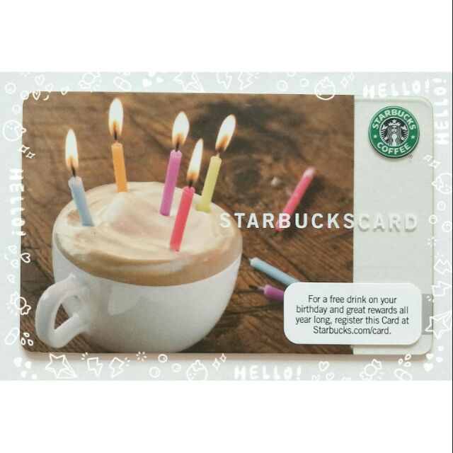 Starbucks Card อเมริกา ปี 2009 บัตรสตาร์บัคส์ รุ่นเก่า หายาก บัตรสะสม