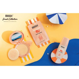 ( 6 ซอง) ครีมกันแดด mille snail collagen spf50 PA+++