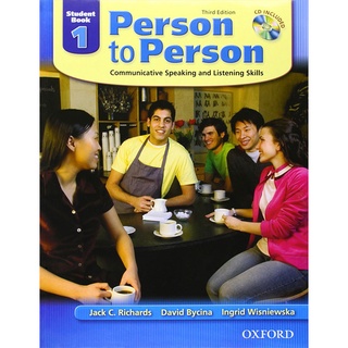 Se-ed (ซีเอ็ด) : หนังสือ Person to Person 3rd ED 1  Students Book +CD (P)