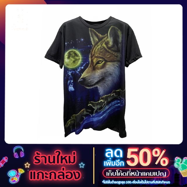 เสื้อยืดลายวินเทจชายหญิง